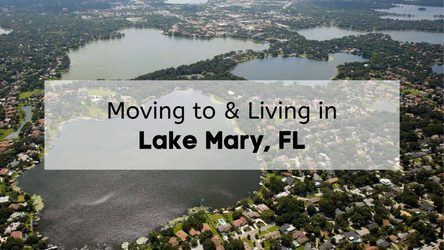 Lake Mary FL Living 🌴 | Why Moving to Lake Mary Is a Great Idea!