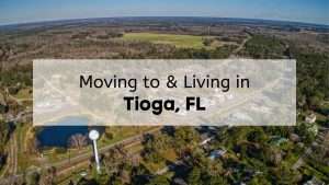 Aerial view of Tioga FL